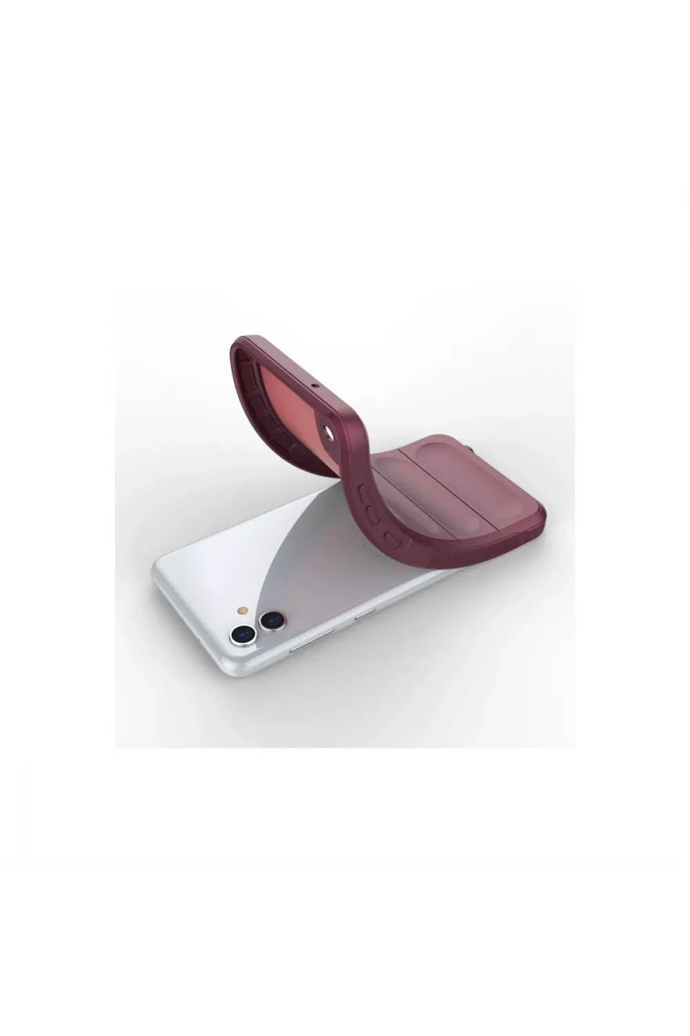 Samsung Galaxy A04e Kılıf Optimum Silikon - Bordo