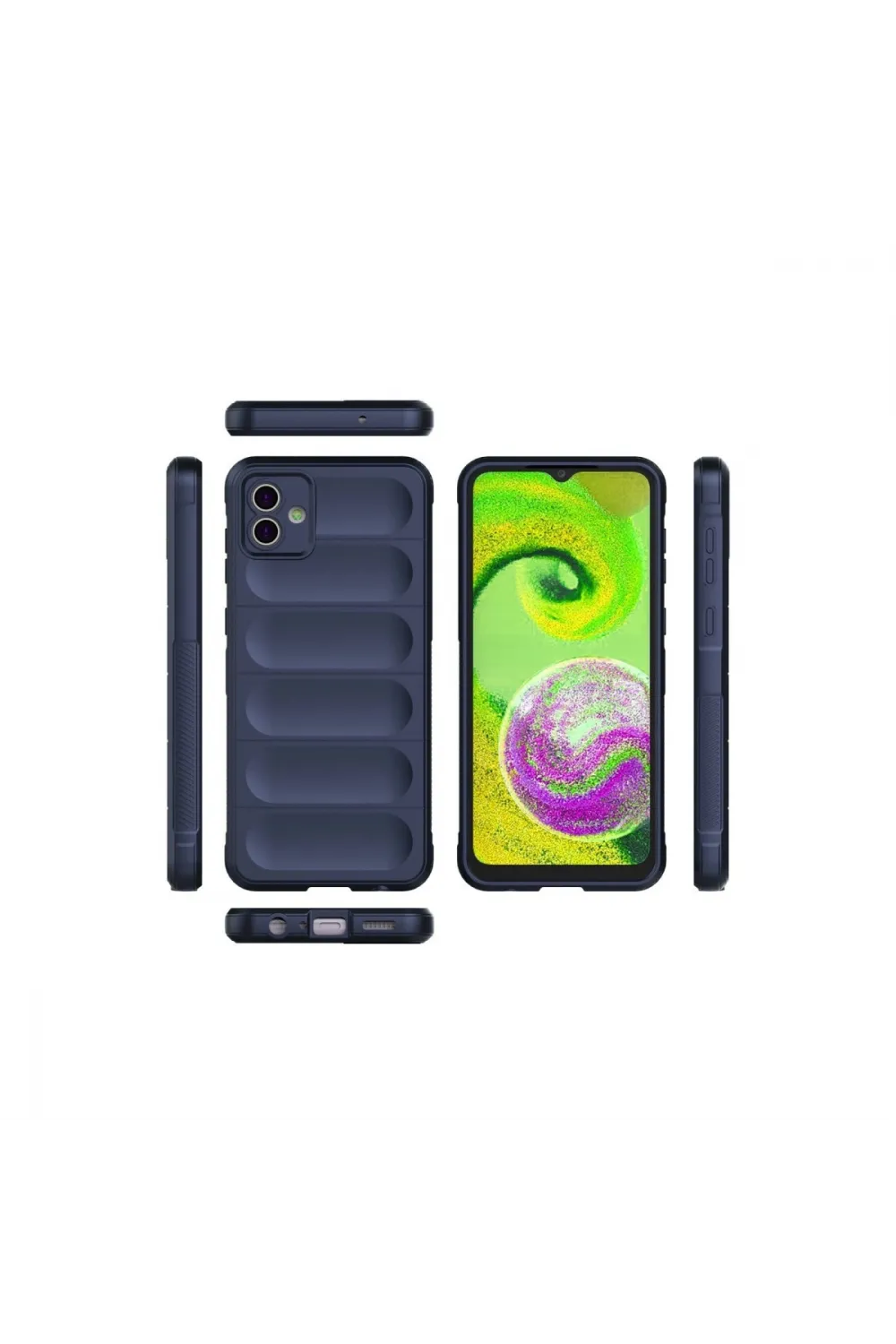 Samsung Galaxy A04e Kılıf Optimum Silikon - Lacivert