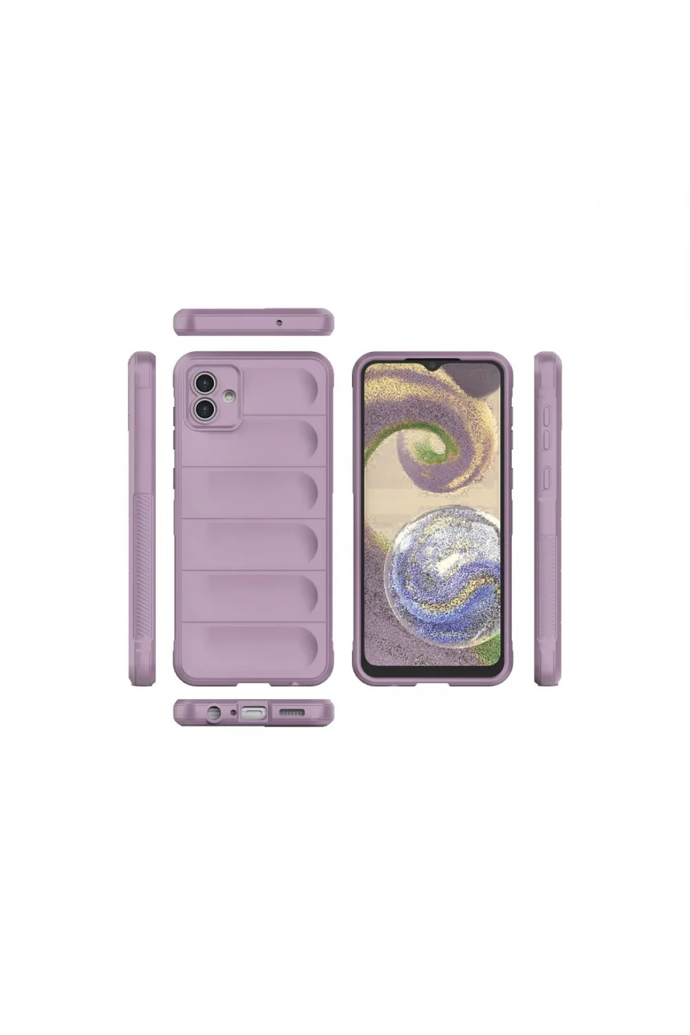 Samsung Galaxy A04e Kılıf Optimum Silikon - Mor