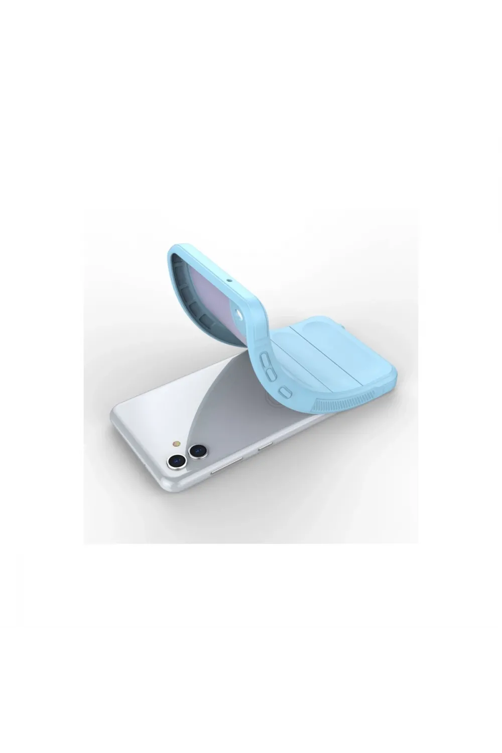 Samsung Galaxy A04e Kılıf Optimum Silikon - Sky Blue
