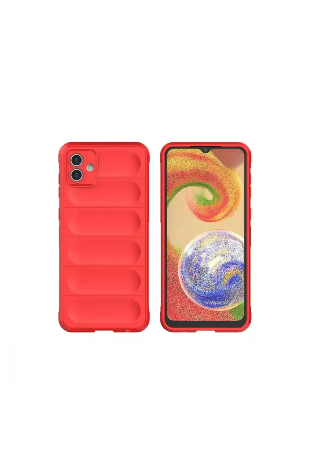 Samsung Galaxy A05 Kılıf Optimum Silikon - Kırmızı