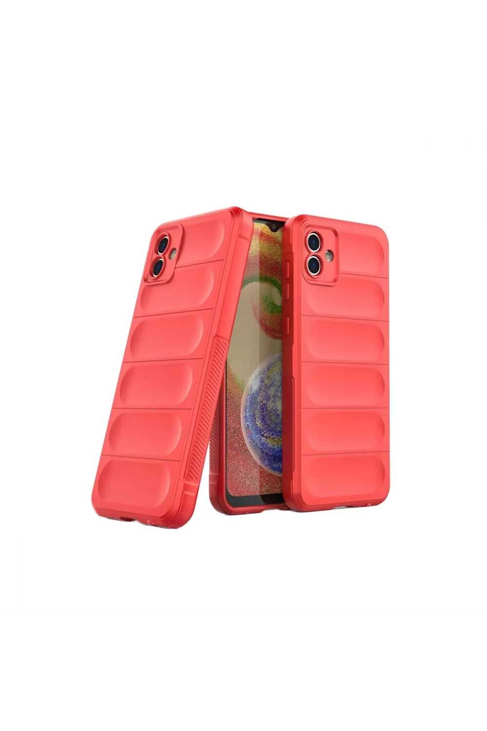 Samsung Galaxy A05 Kılıf Optimum Silikon - Kırmızı