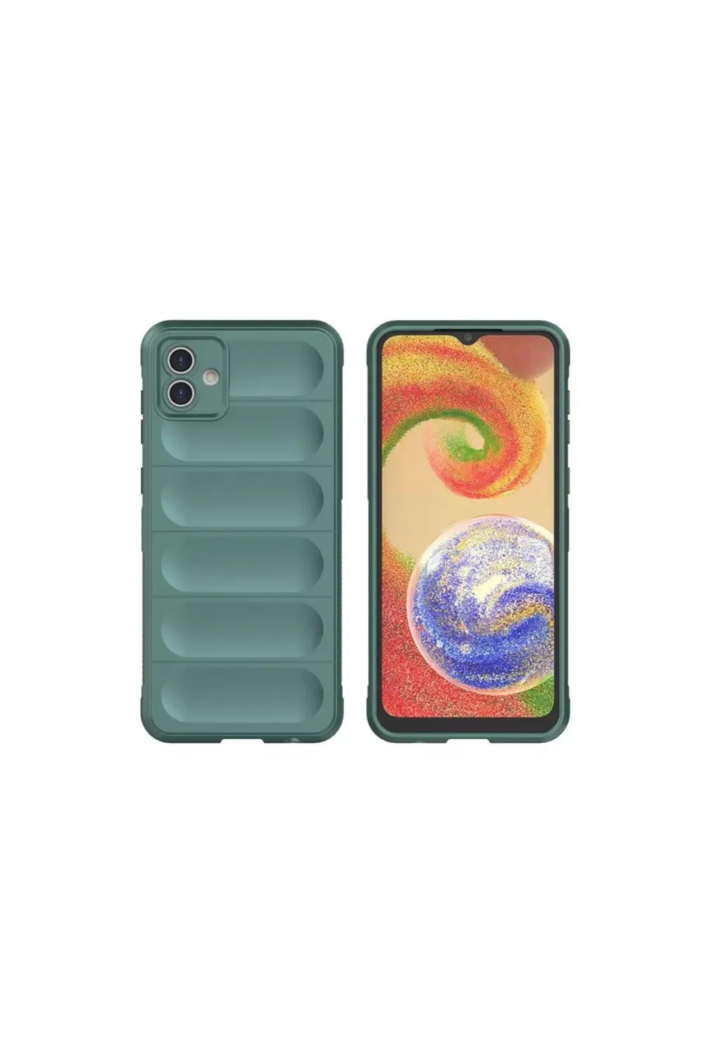 Samsung Galaxy A05 Kılıf Optimum Silikon - Koyu Yeşil