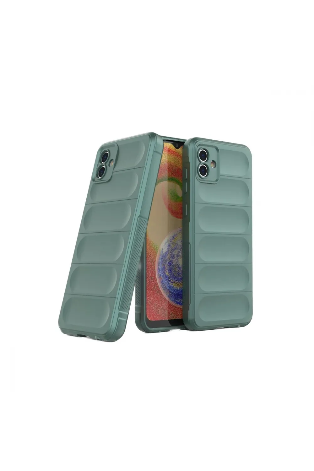 Samsung Galaxy A05 Kılıf Optimum Silikon - Koyu Yeşil