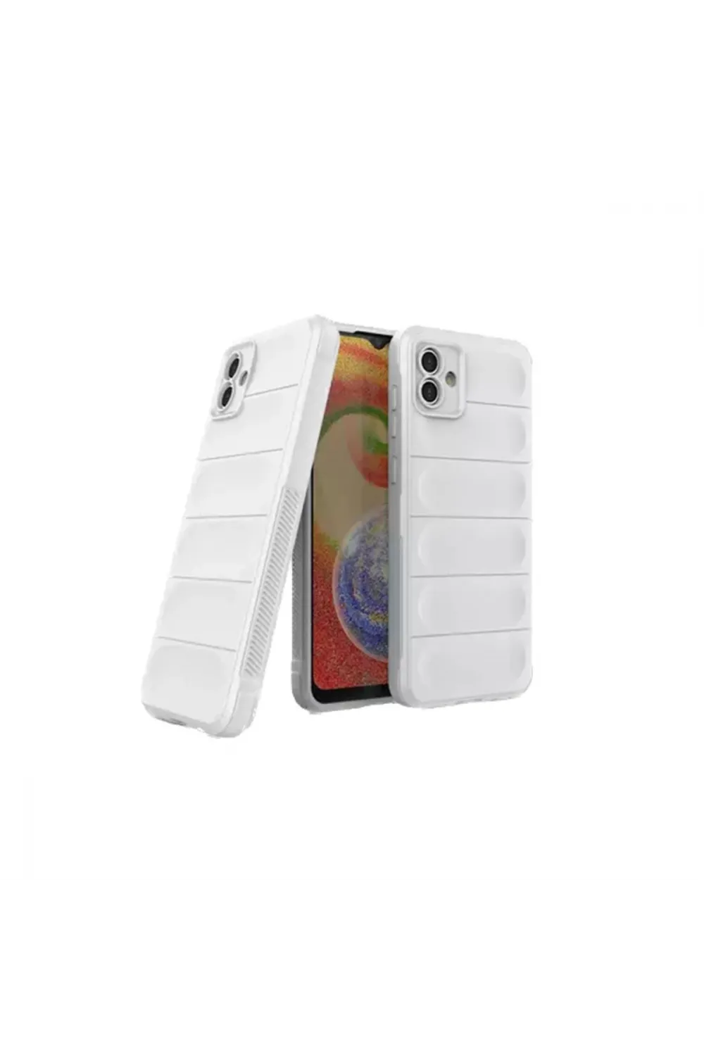 Samsung Galaxy A05 Kılıf Optimum Silikon - Krem
