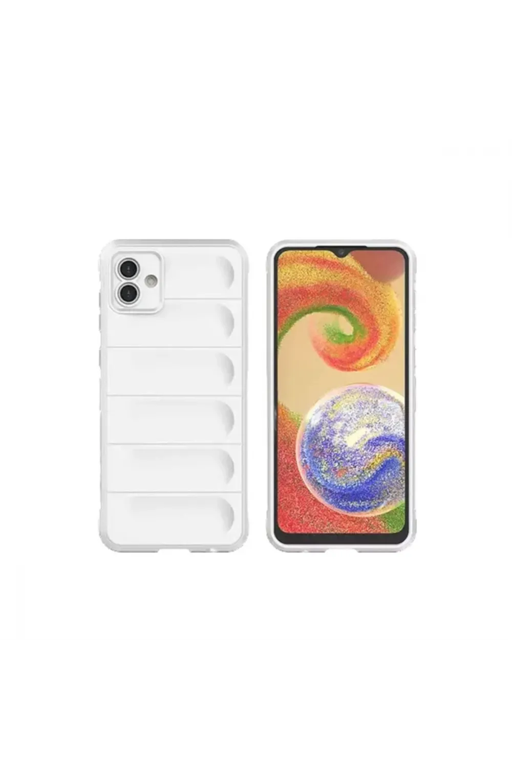 Samsung Galaxy A05 Kılıf Optimum Silikon - Krem