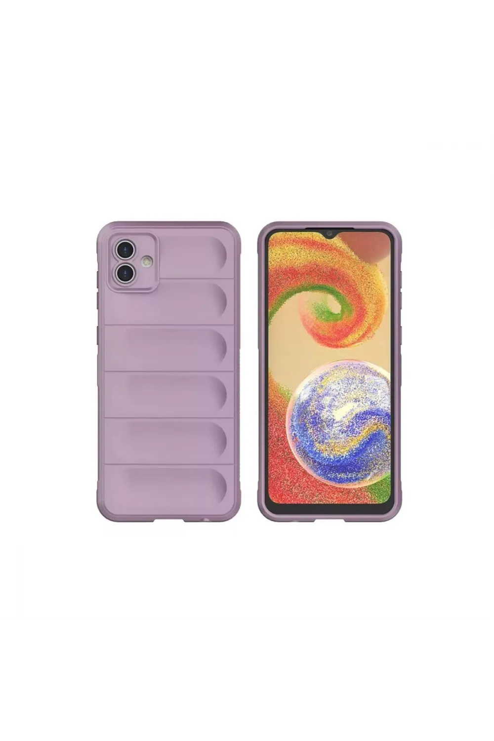 Samsung Galaxy A05 Kılıf Optimum Silikon - Mor