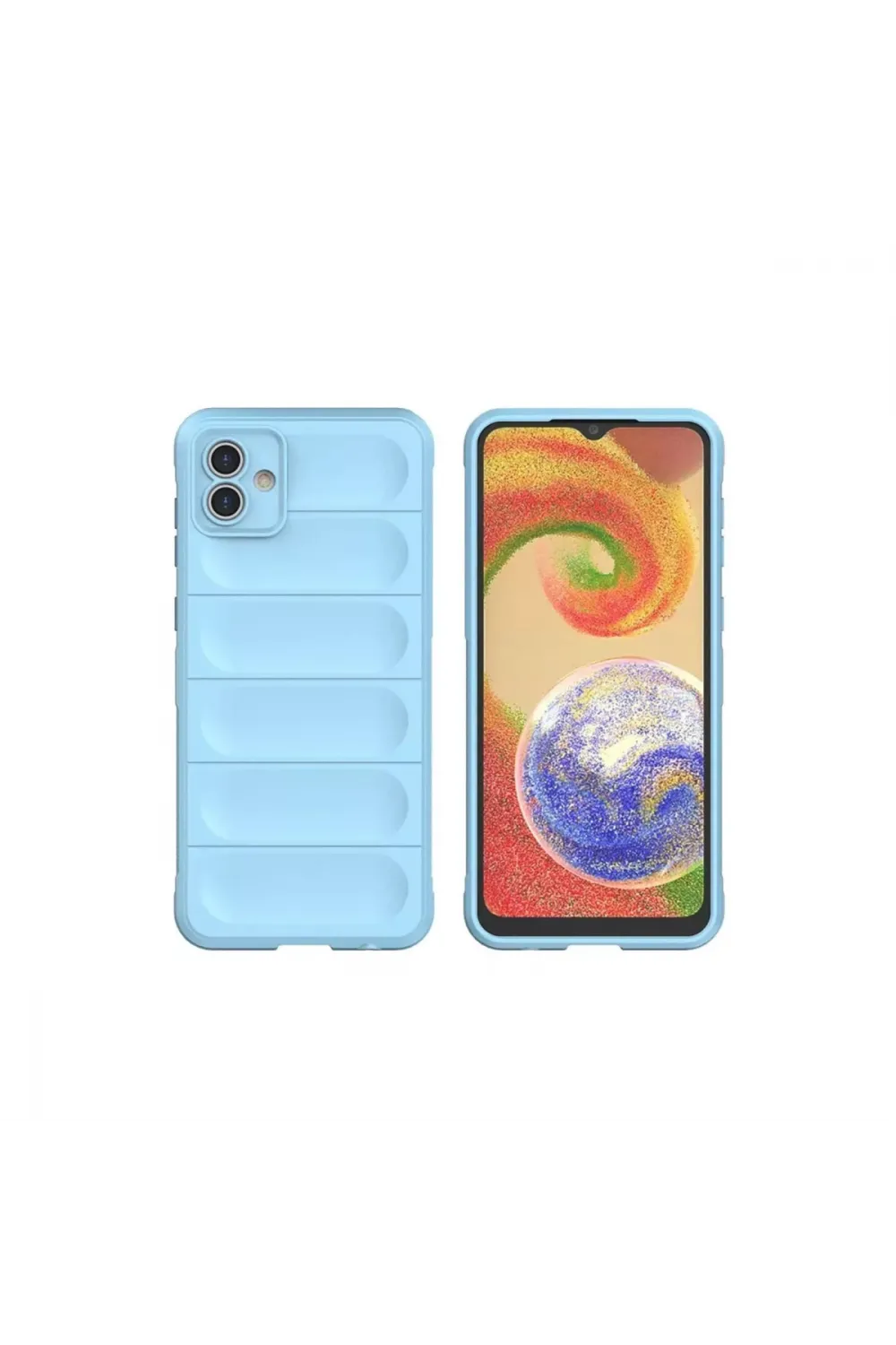 Samsung Galaxy A05 Kılıf Optimum Silikon - Sky Blue