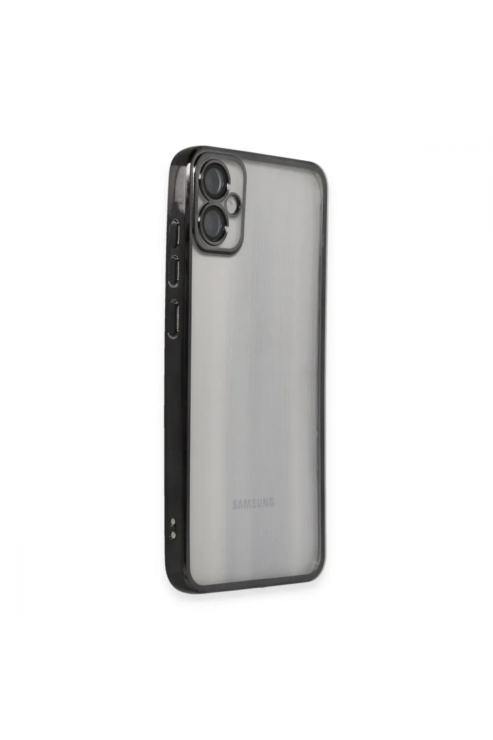 Samsung Galaxy A05 Kılıf Razer Lensli Silikon - Siyah