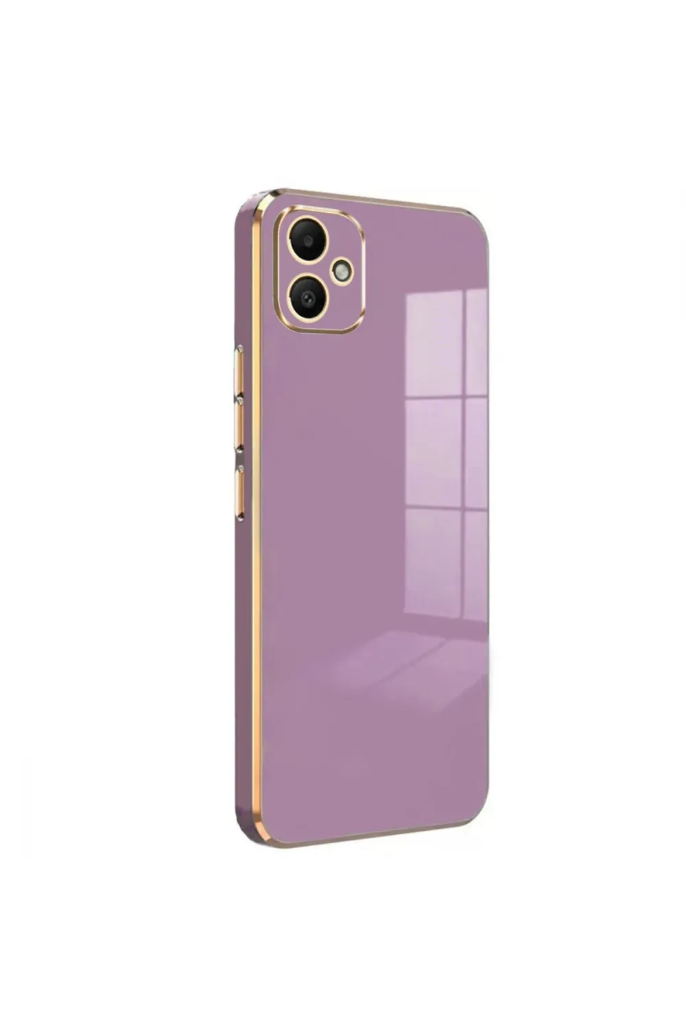 Samsung Galaxy A05 Kılıf Volet Silikon - Mor