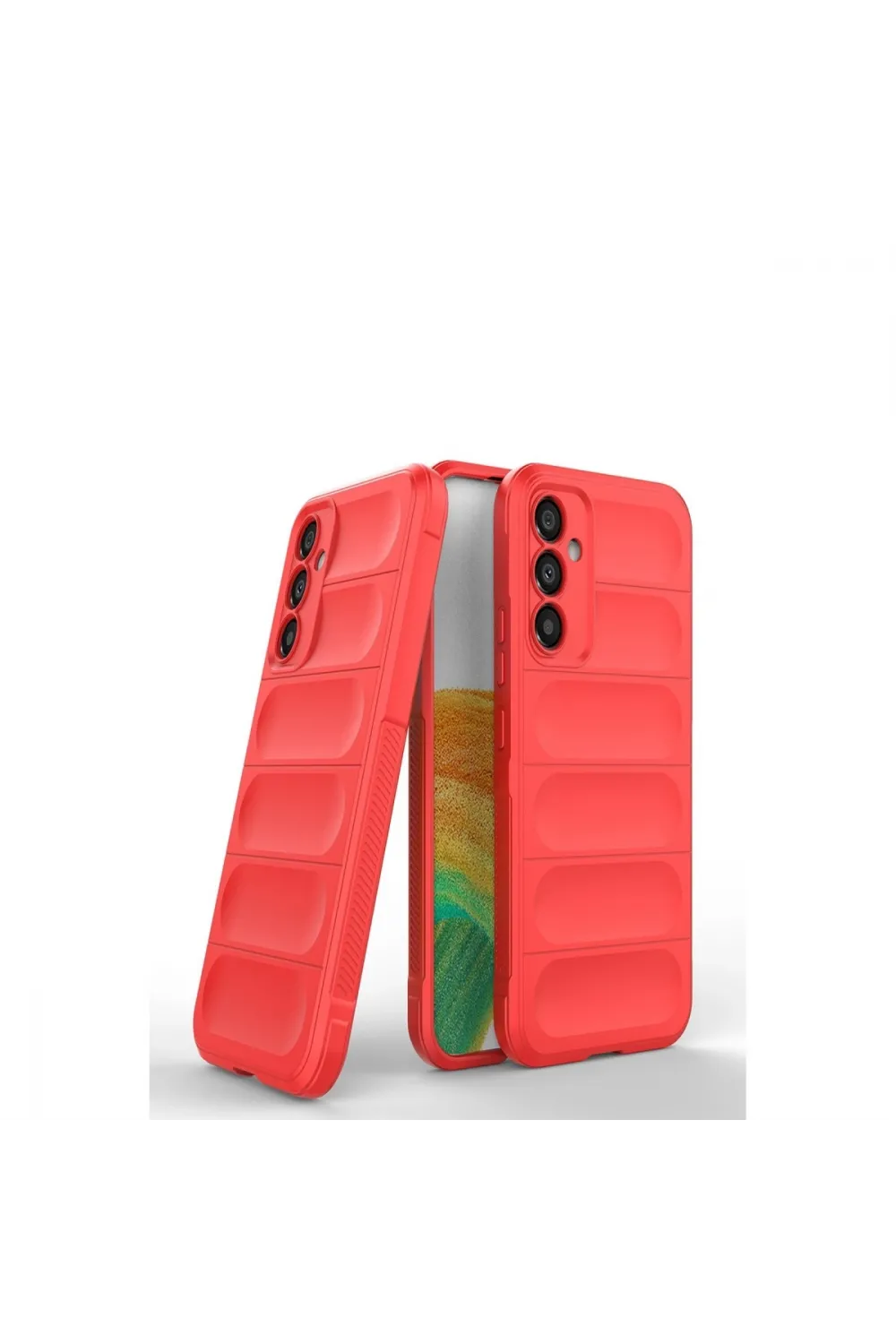 Samsung Galaxy A05s Kılıf Optimum Silikon - Kırmızı