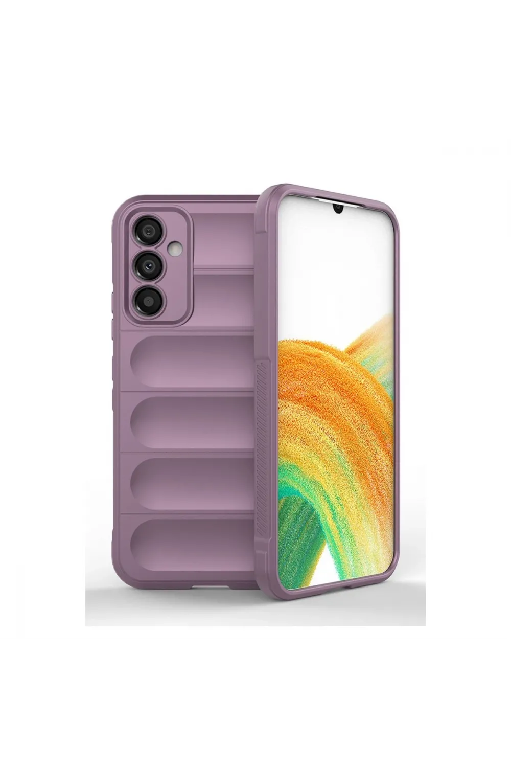 Samsung Galaxy A05s Kılıf Optimum Silikon - Mor