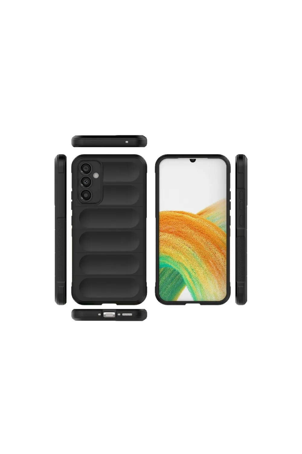Samsung Galaxy A05s Kılıf Optimum Silikon - Siyah