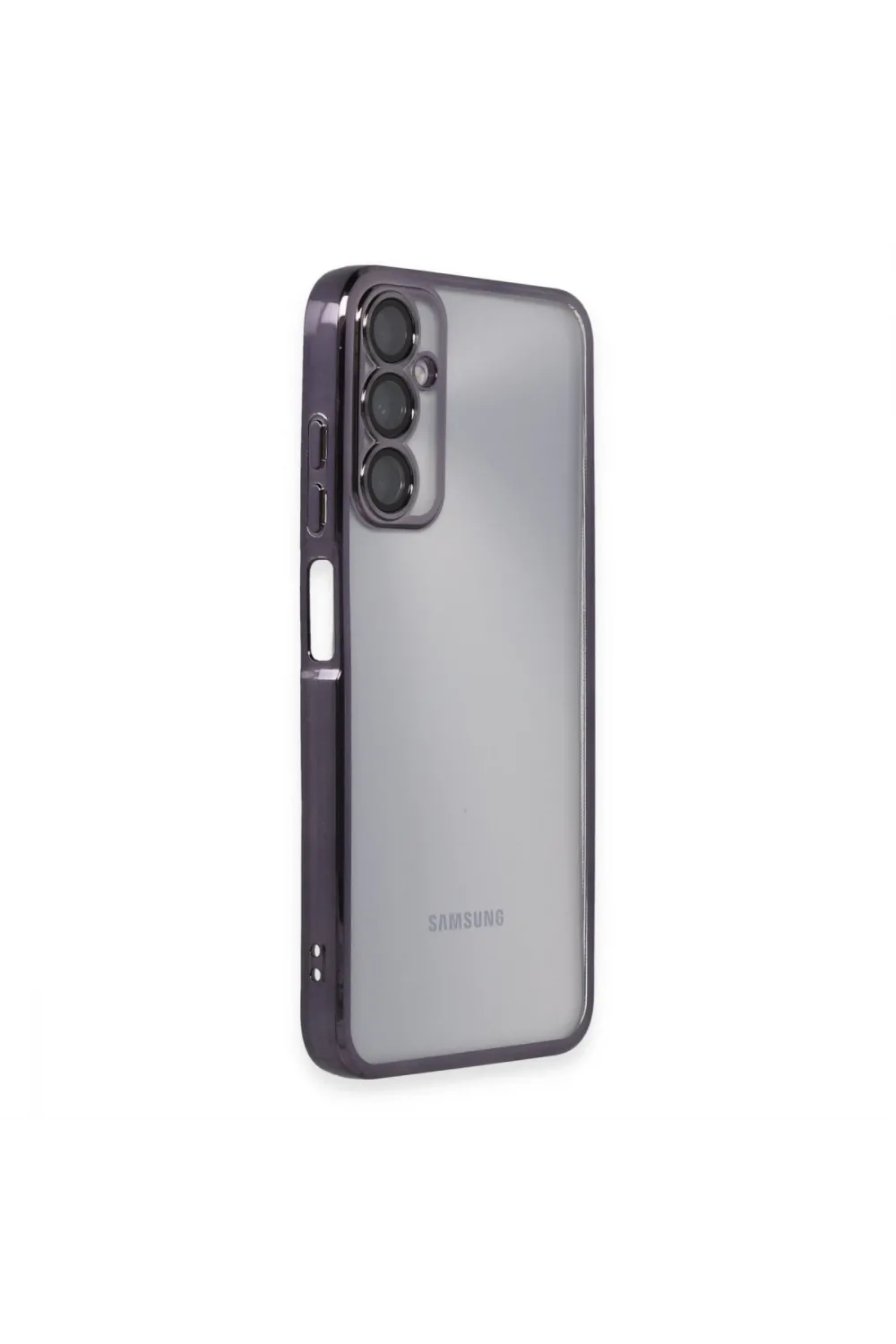 Samsung Galaxy A05s Kılıf Razer Lensli Silikon - Mor