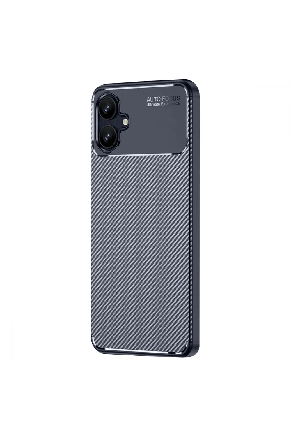 Samsung Galaxy A06 Kılıf Auto Focus Karbon Kapak - Lacivert