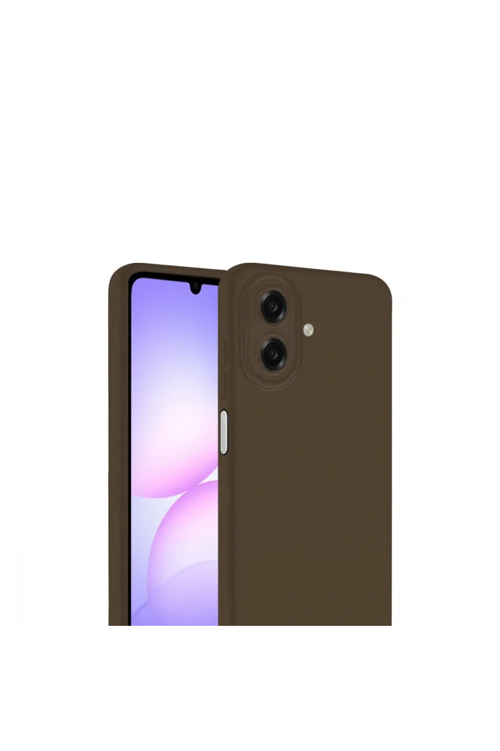 Samsung Galaxy A07 4g First Silikon - Kahverengi