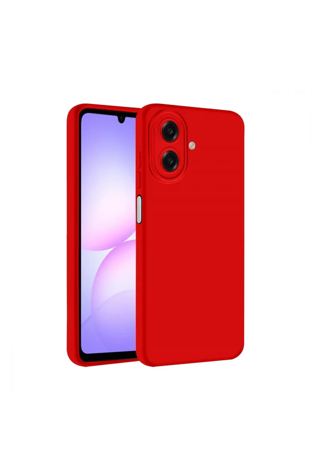 Samsung Galaxy A07 4g First Silikon - Kırmızı