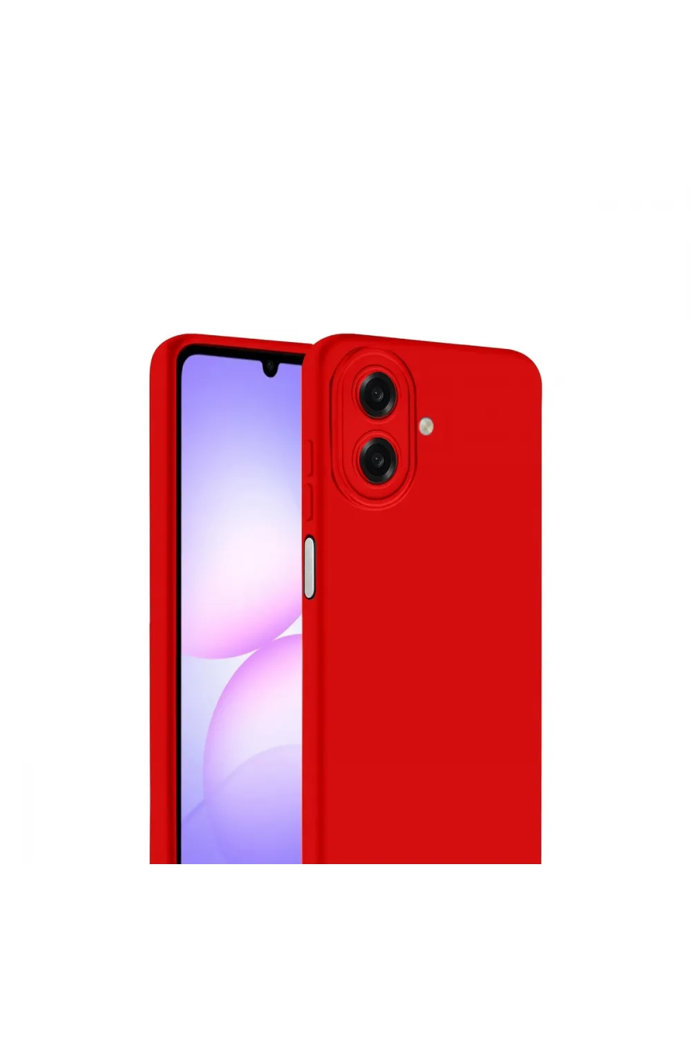 Samsung Galaxy A07 4g First Silikon - Kırmızı