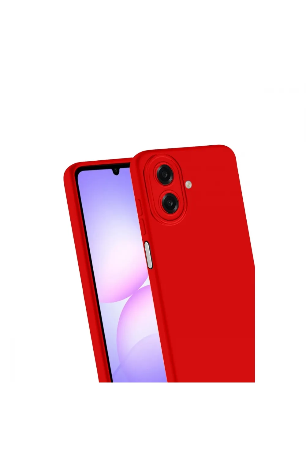Samsung Galaxy A07 4g First Silikon - Kırmızı