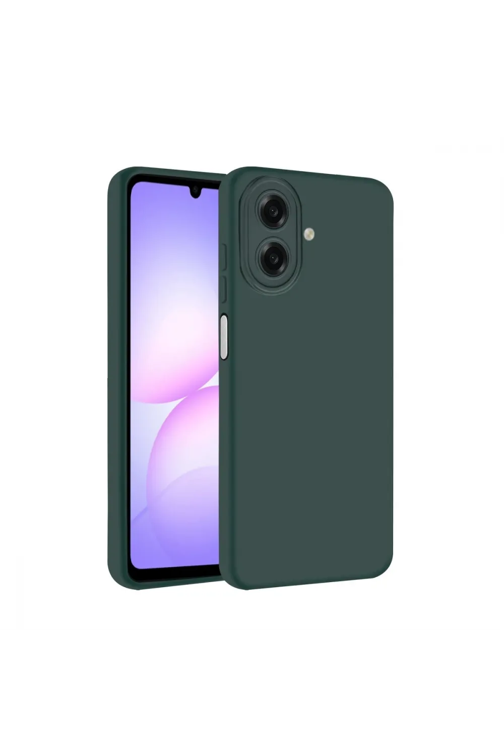 Samsung Galaxy A07 4g First Silikon - Koyu Yeşil
