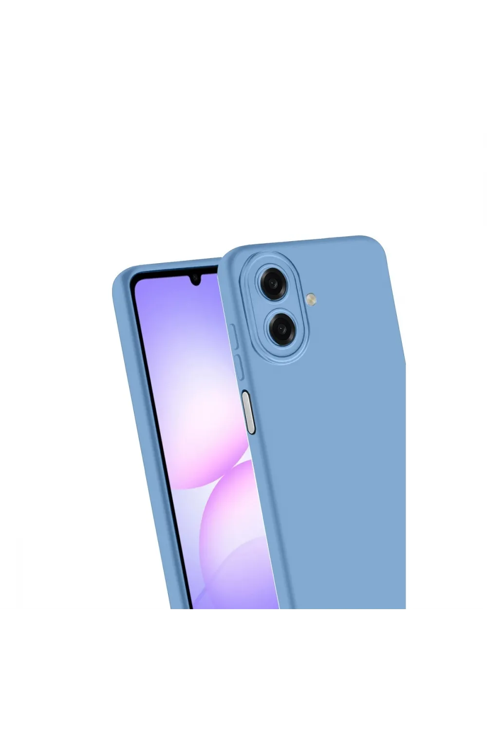 Samsung Galaxy A07 4g First Silikon - Mavi