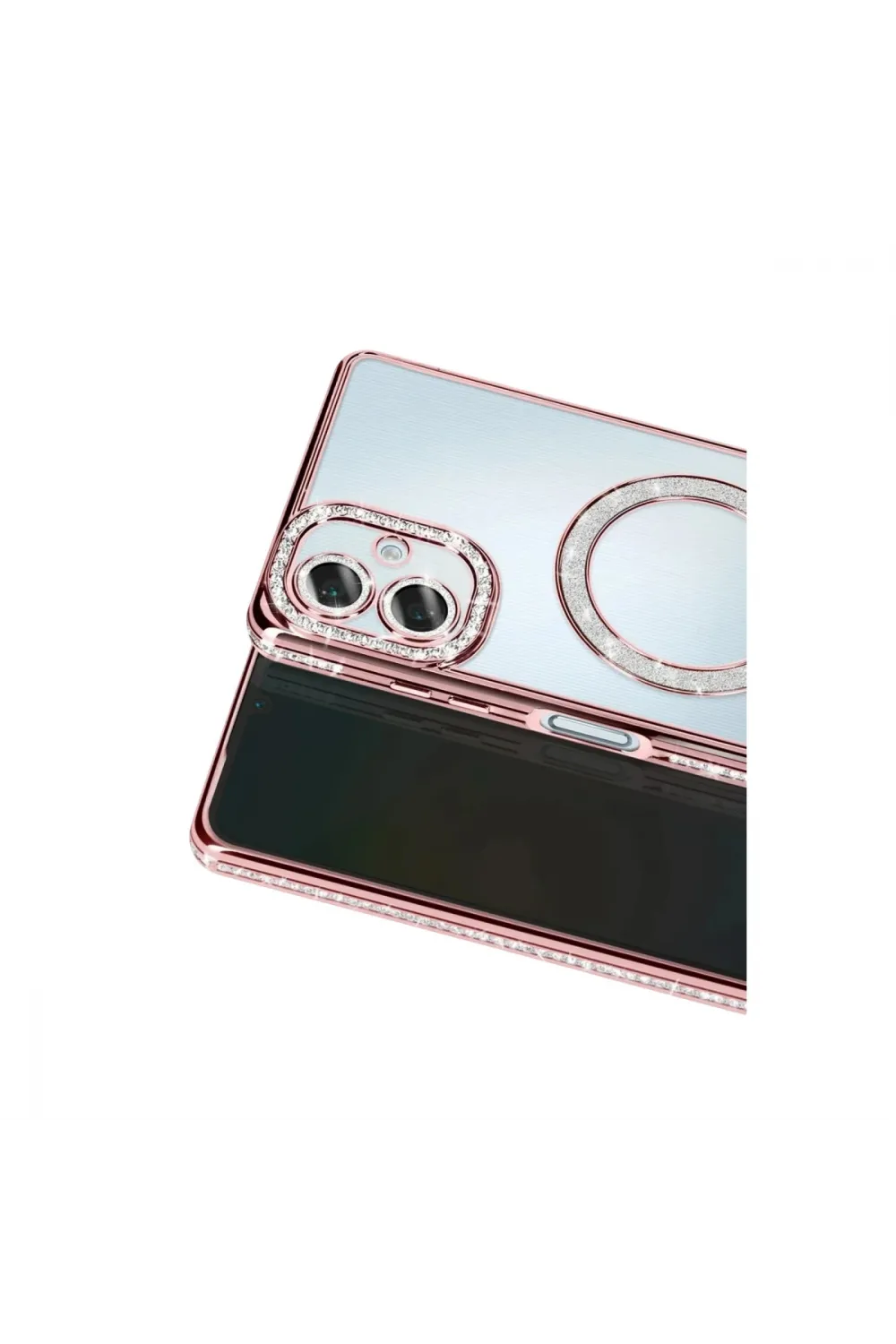 Samsung Galaxy A07 4g Joke Simli Magneticsafe Kılıf - Pembe