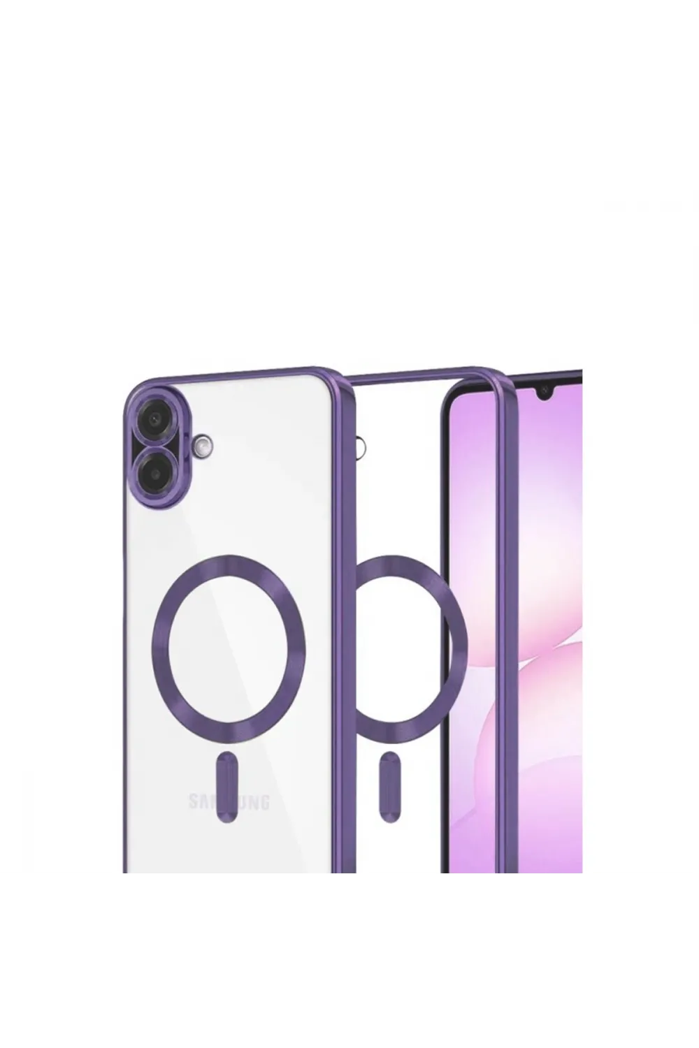 Samsung Galaxy A07 4g Kross Magneticsafe Kapak - Mor