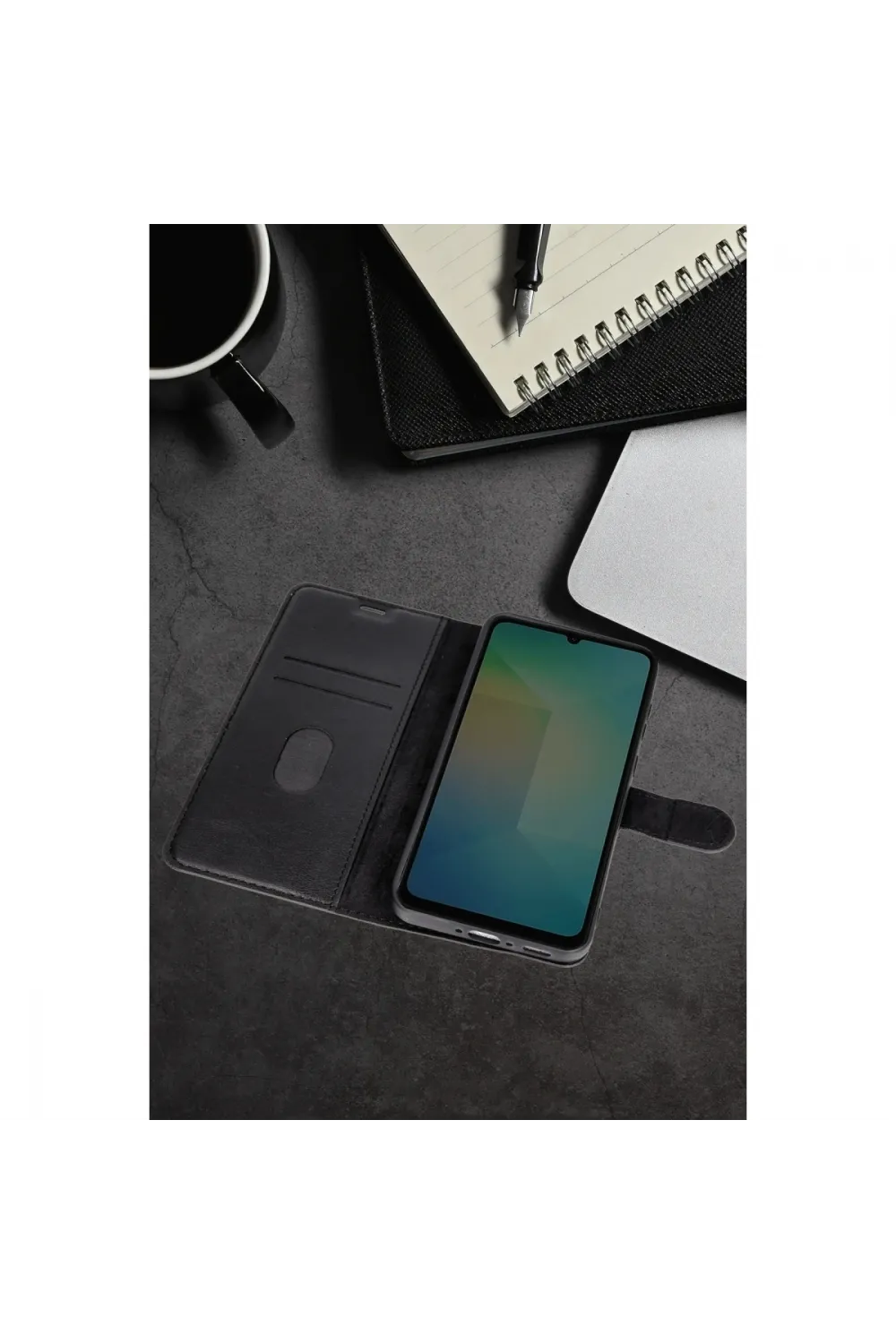 Samsung Galaxy A07 4g Trend S Plus Kapaklı Kılıf - Taba