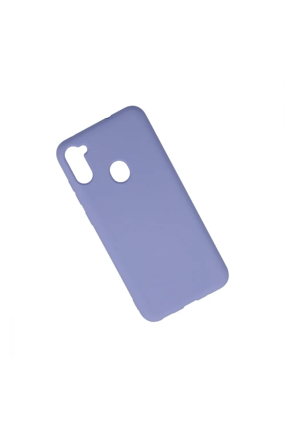 Samsung Galaxy A11 Kılıf Nano İçi Kadife Silikon - Lila