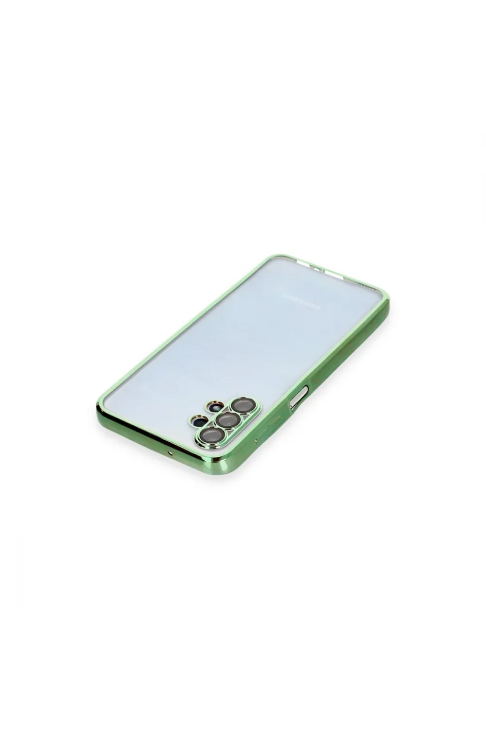Samsung Galaxy A13 4g Kılıf Razer Lensli Silikon - Yeşil