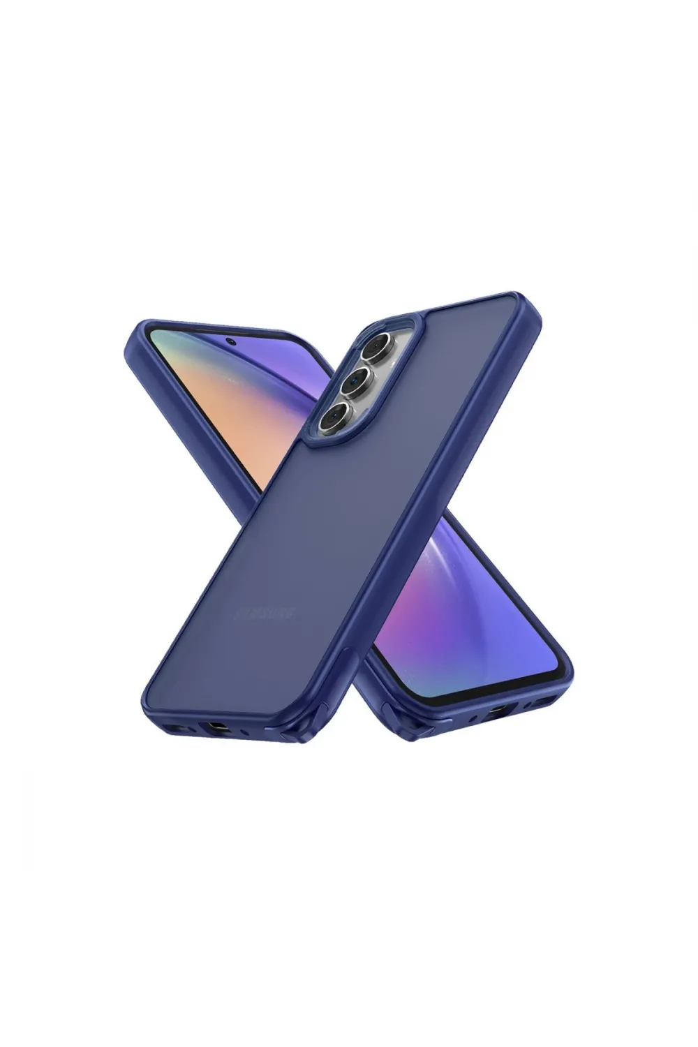 Samsung Galaxy A14 4g Kılıf Elegant Kapak - Lacivert