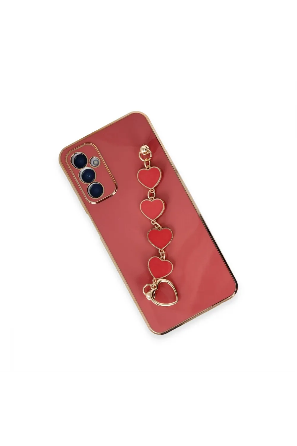 Samsung Galaxy A14 4g Kılıf Esila Silikon - Kırmızı