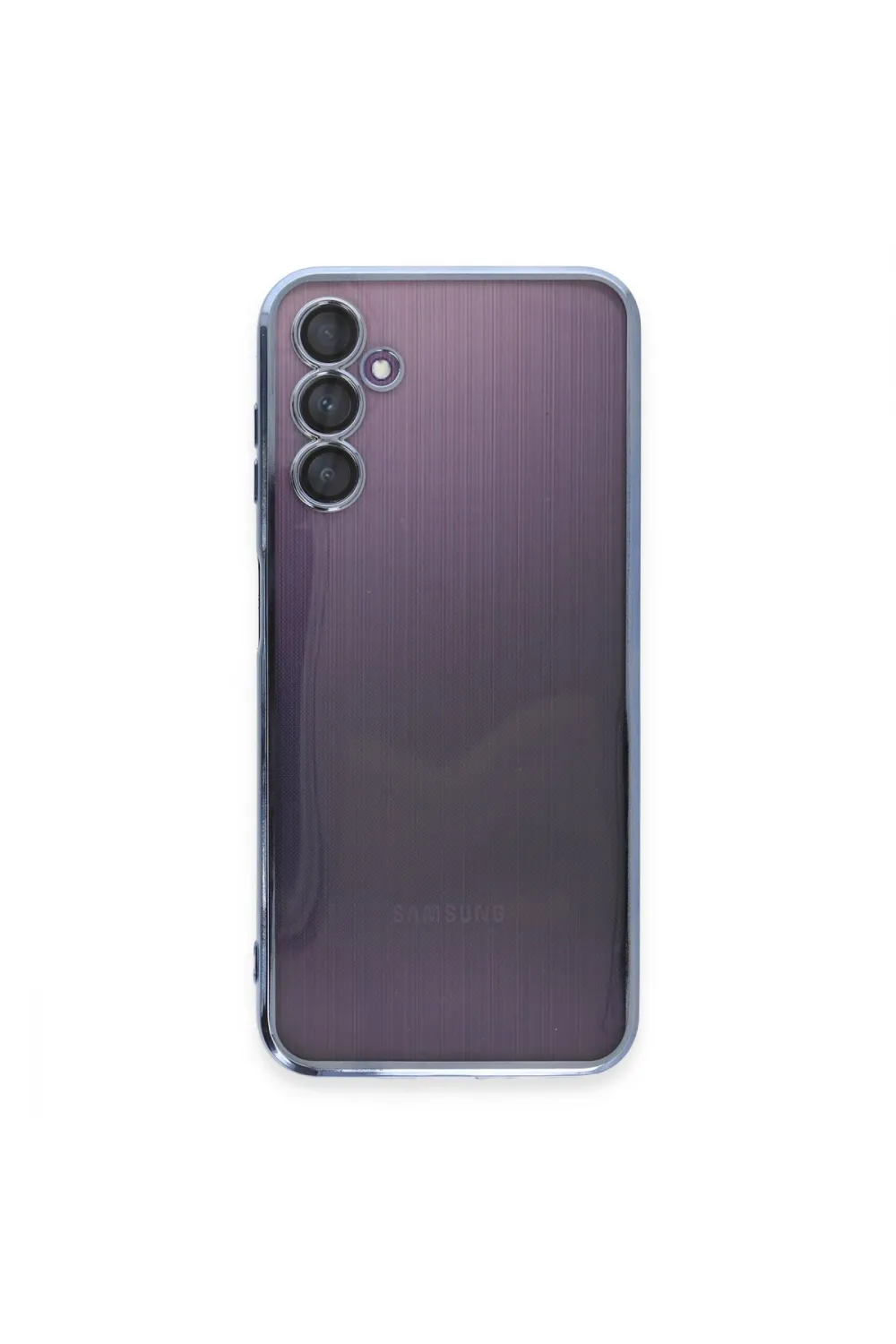 Samsung Galaxy A14 4g Kılıf Razer Lensli Silikon - Açık Mavi