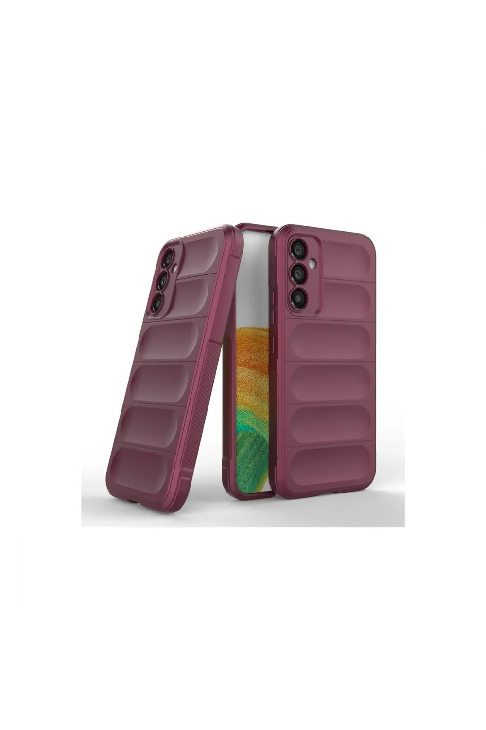 Samsung Galaxy A15 4g Kılıf Optimum Silikon - Bordo