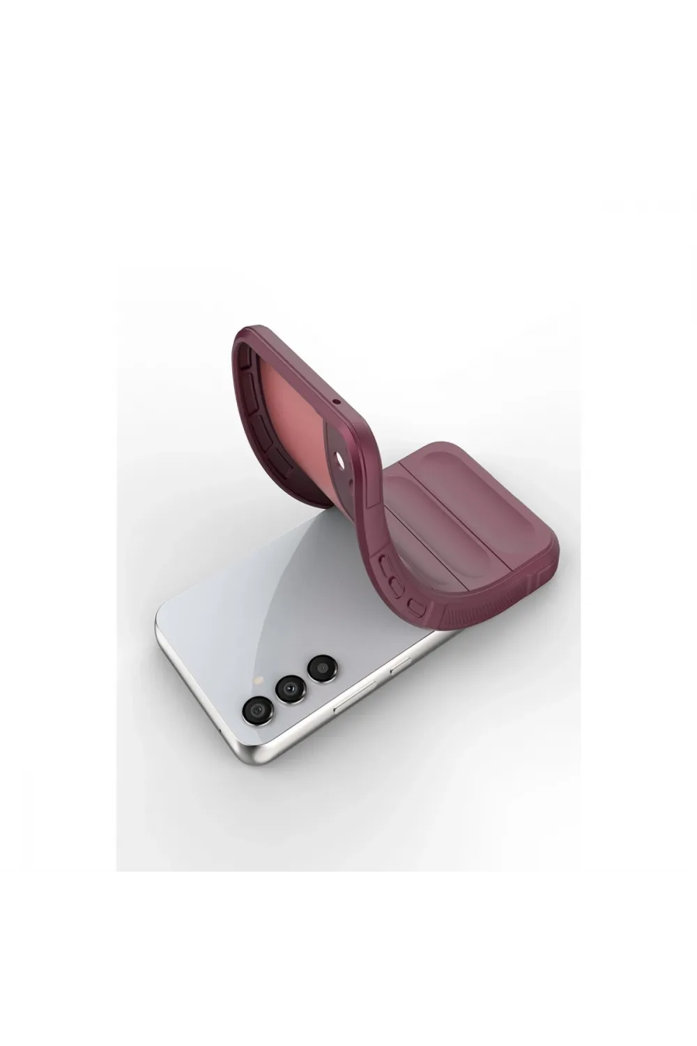 Samsung Galaxy A15 4g Kılıf Optimum Silikon - Bordo