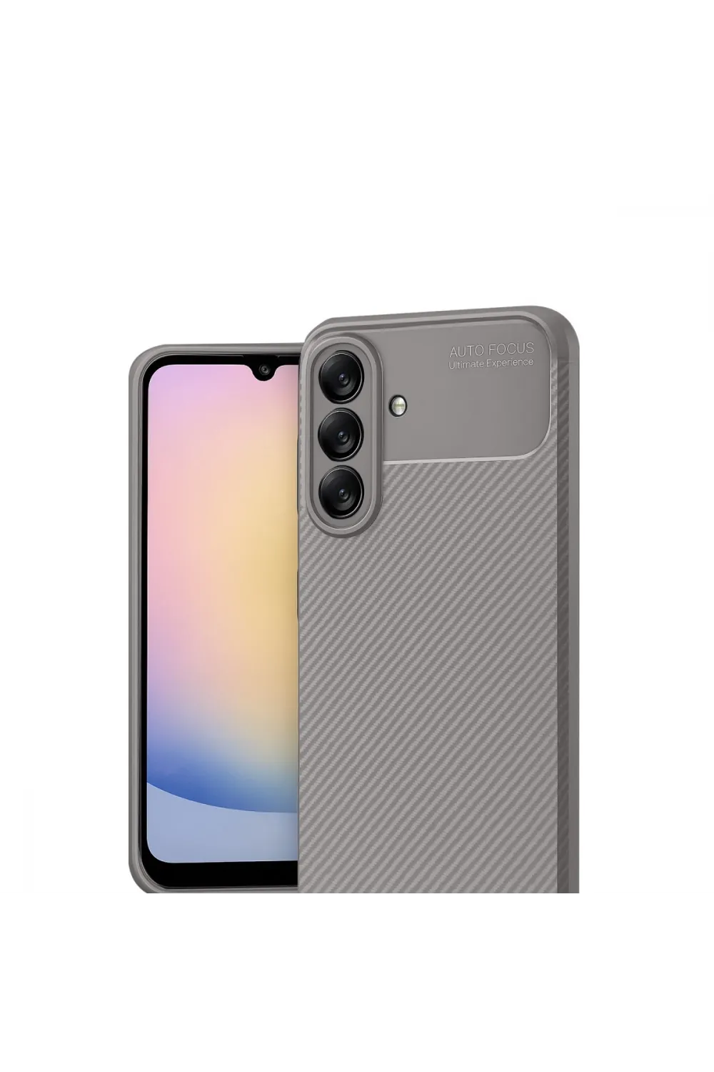 Samsung Galaxy A17 5g Auto Focus Karbon Kapak - Gri