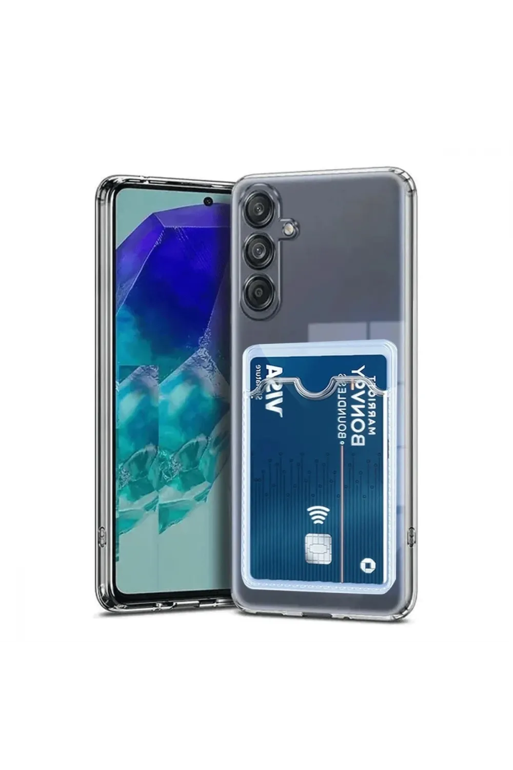 Samsung Galaxy A17 5g Kart Şeffaf Silikon - Şeffaf