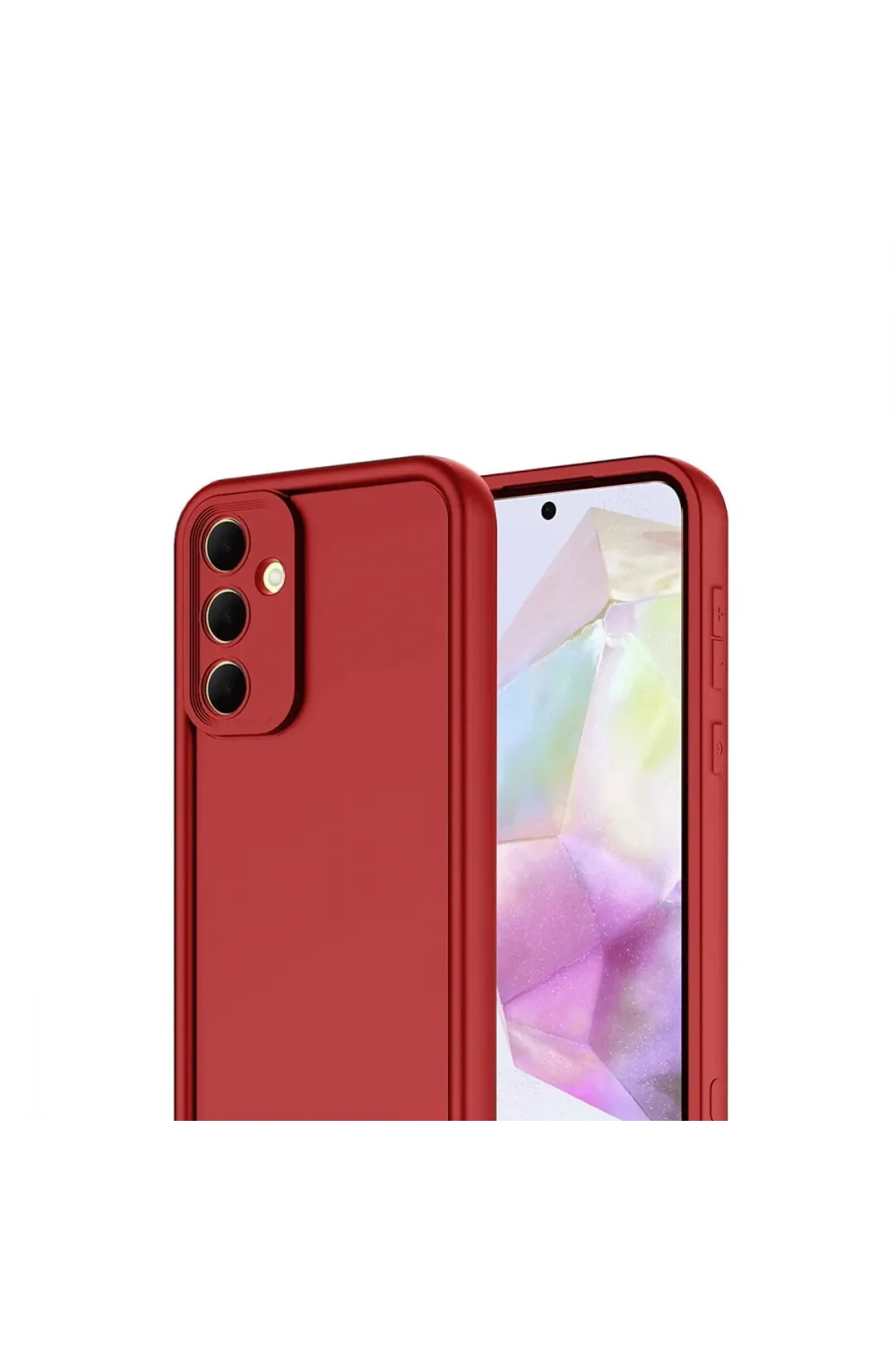 Samsung Galaxy A17 5g Viera Silikon - Kırmızı