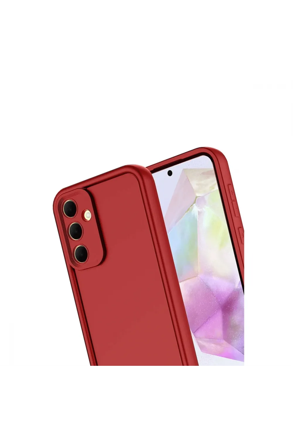 Samsung Galaxy A17 5g Viera Silikon - Kırmızı