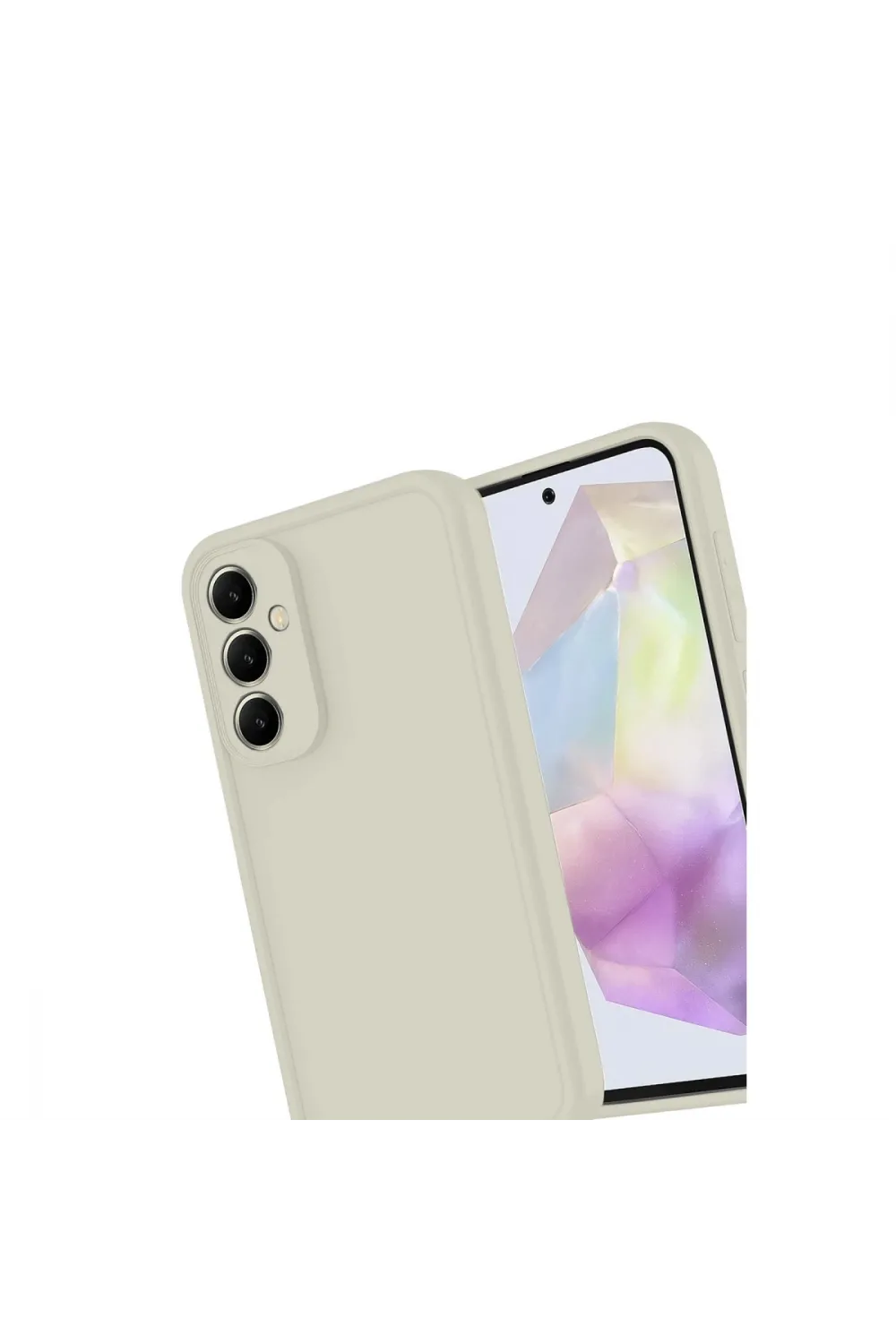 Samsung Galaxy A17 5g Viera Silikon - Krem
