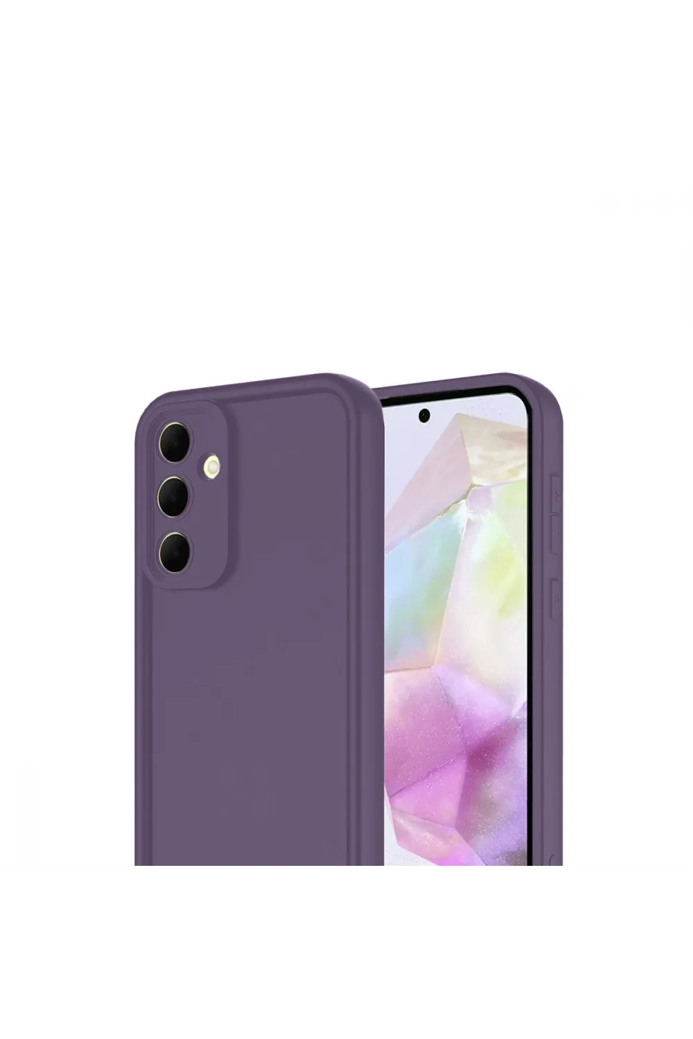 Samsung Galaxy A17 5g Viera Silikon - Mürdüm