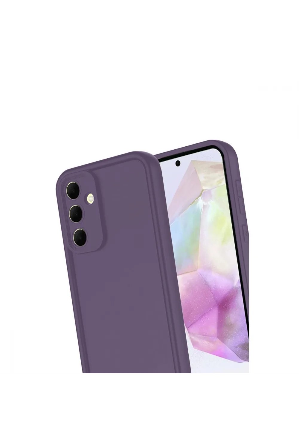 Samsung Galaxy A17 5g Viera Silikon - Mürdüm