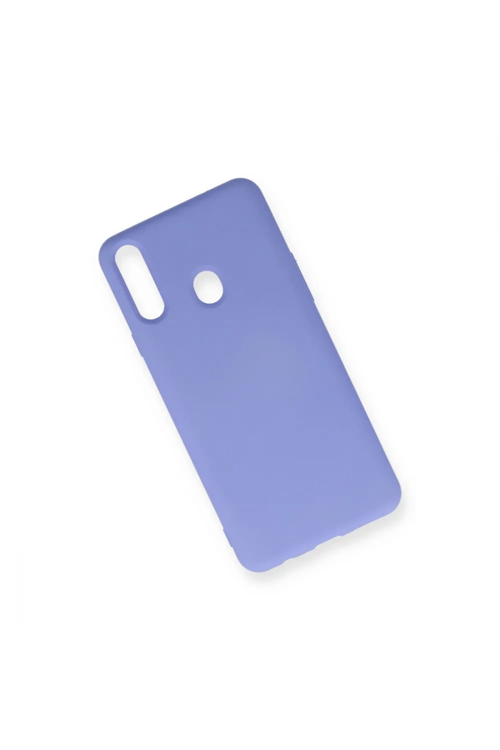 Samsung Galaxy A20s Kılıf Nano İçi Kadife Silikon - Lila