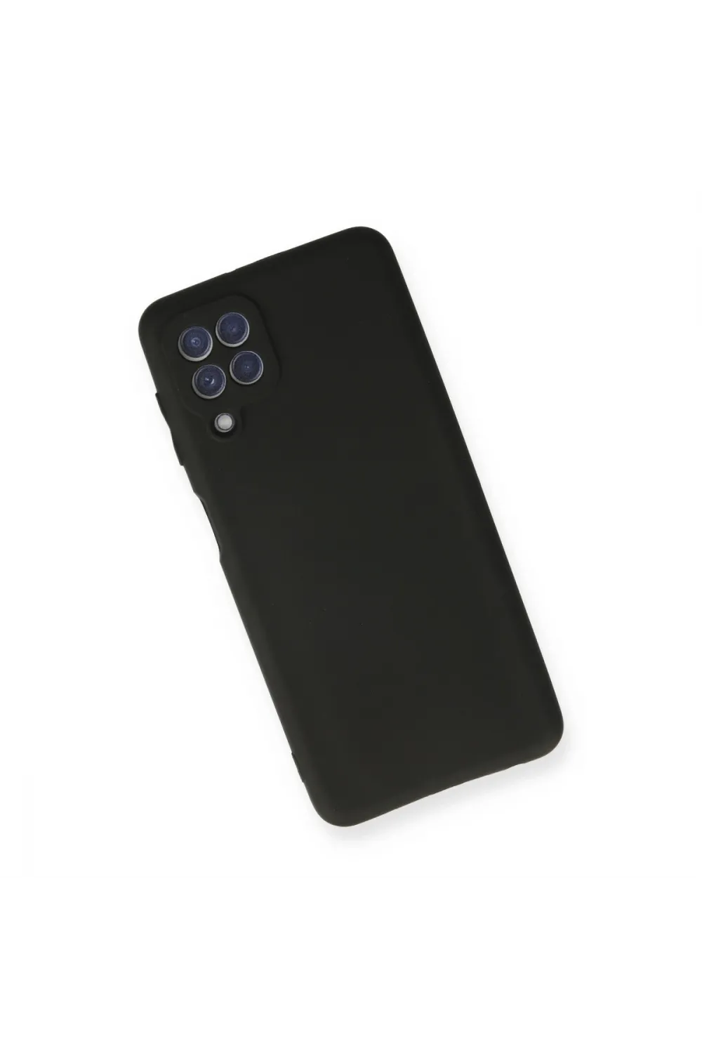 Samsung Galaxy A22 Kılıf First Silikon - Siyah