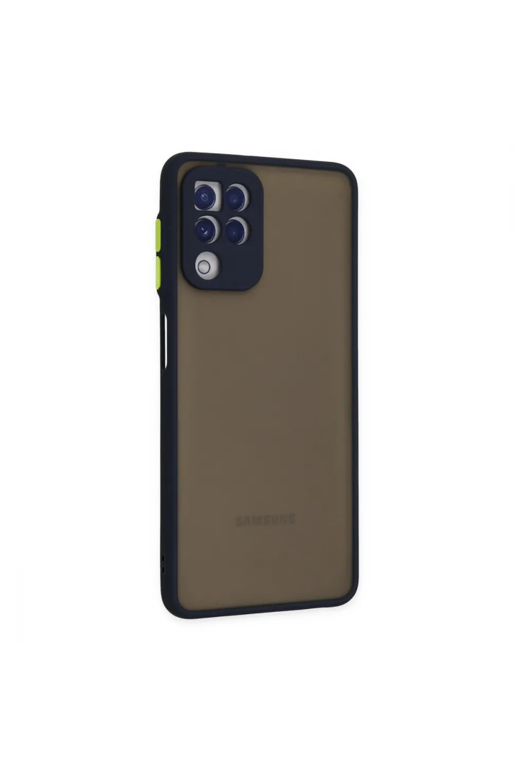 Samsung Galaxy A22 Kılıf Montreal Silikon Kapak - Lacivert