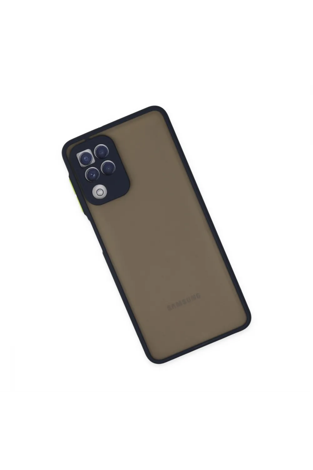Samsung Galaxy A22 Kılıf Montreal Silikon Kapak - Lacivert