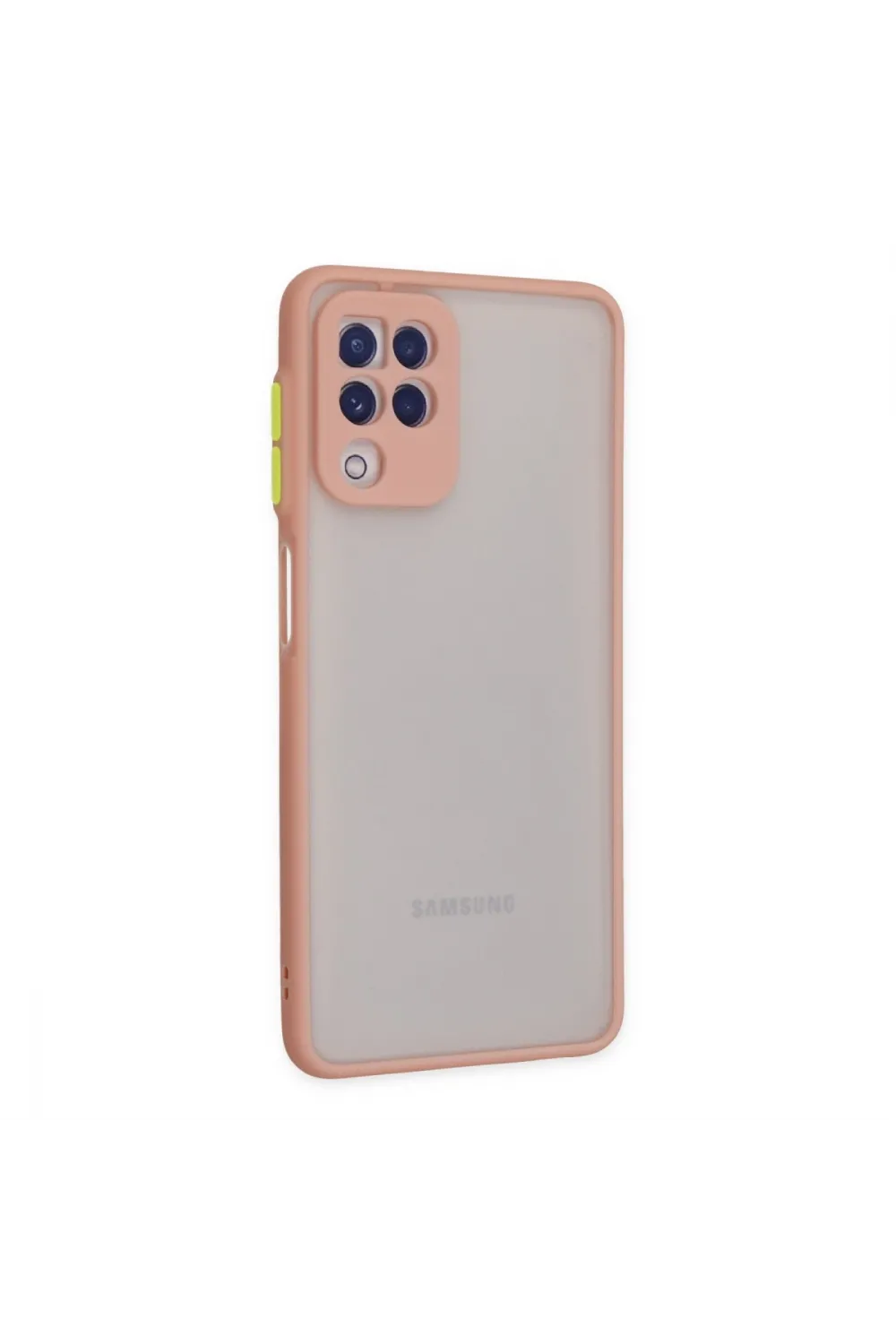 Samsung Galaxy A22 Kılıf Montreal Silikon Kapak - Pembe