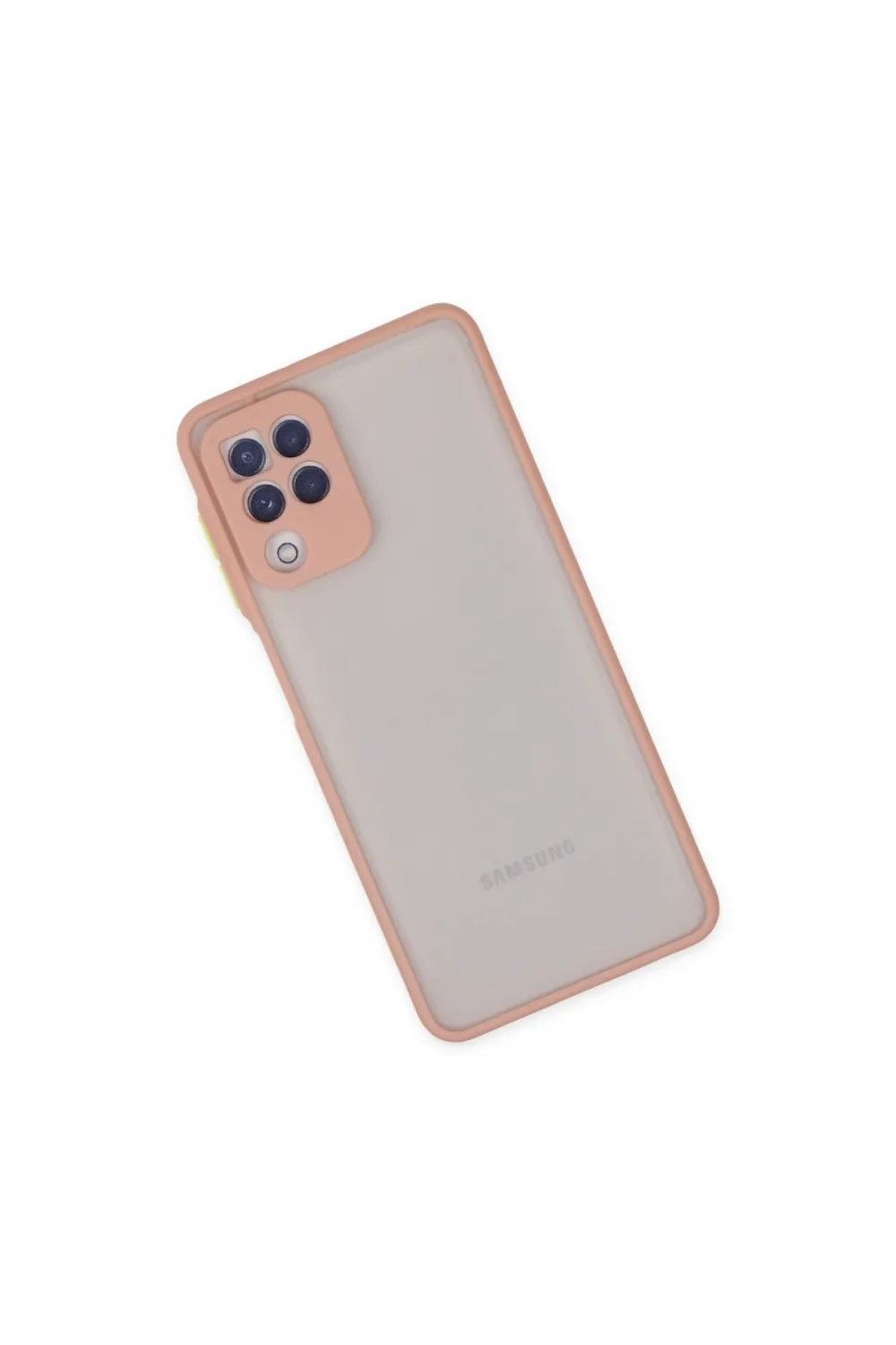 Samsung Galaxy A22 Kılıf Montreal Silikon Kapak - Pembe