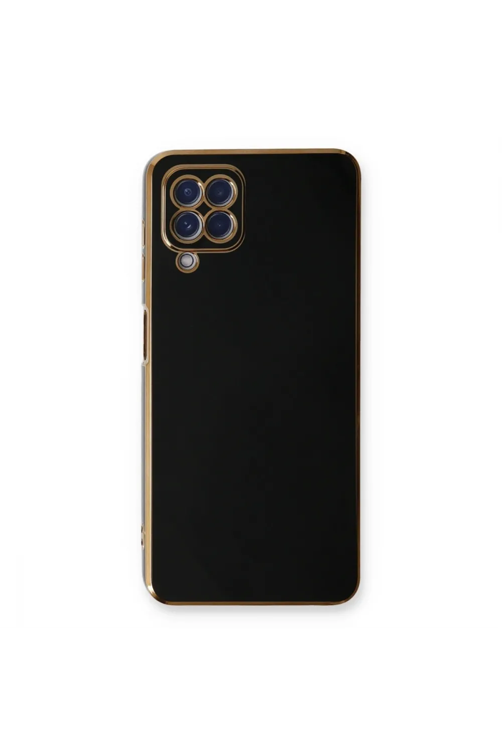 Samsung Galaxy A22 Kılıf Volet Silikon - Siyah