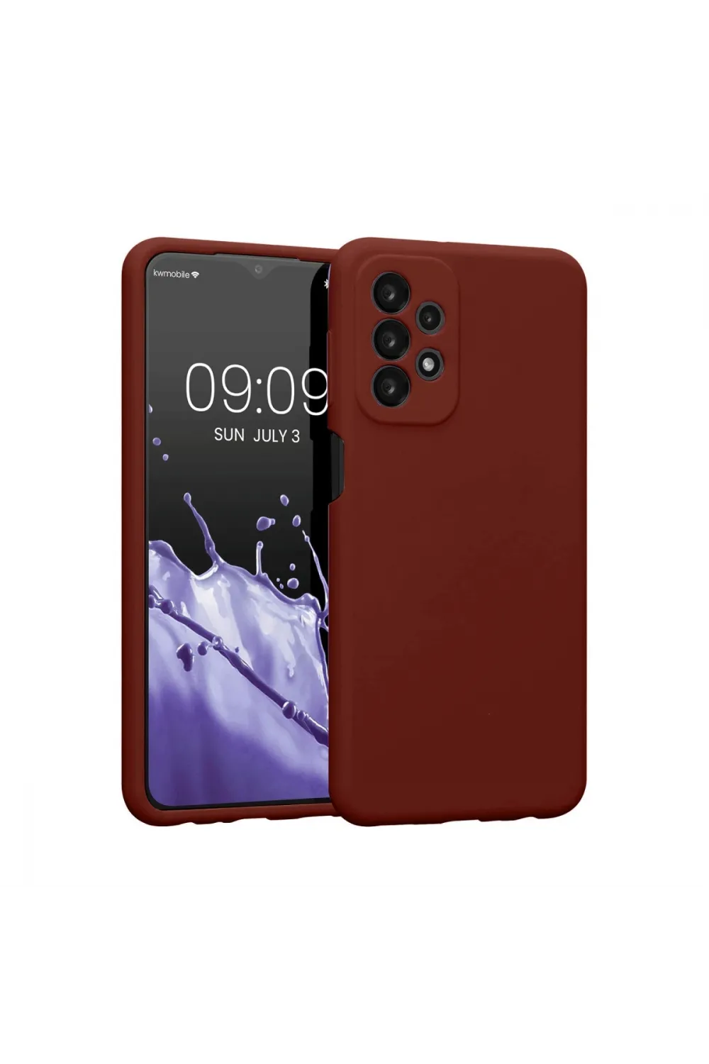 Samsung Galaxy A23 4g Kılıf First Silikon - Bordo